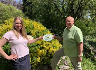 Gärten in Wien werden jetzt wieder ausgezeichnet mit der "Natur im Garten" Wien Plakette