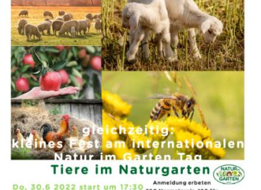 Tiere im Naturgarten 2022